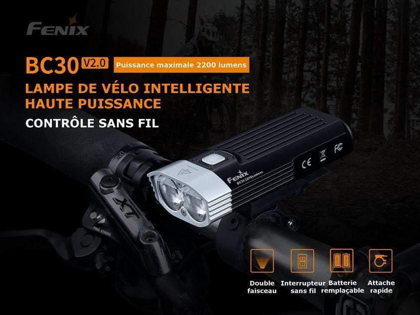 Fenix BC30 V2.0 - 2200 lumens - avec télécommande sans fil Site Officiel FENIX® - Votre boutique en ligne Fenix®