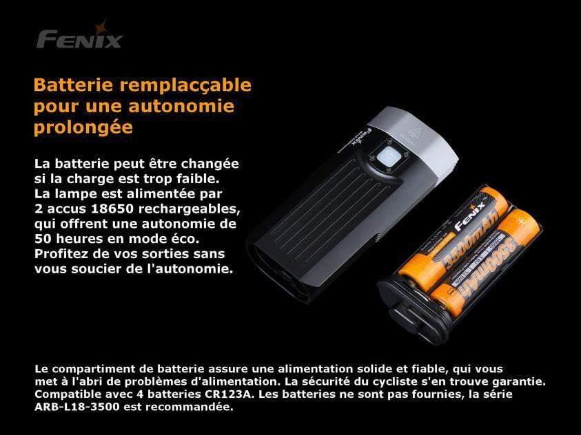 Fenix BC30 V2.0 - 2200 lumens - avec télécommande sans fil Site Officiel FENIX® - Votre boutique en ligne Fenix®