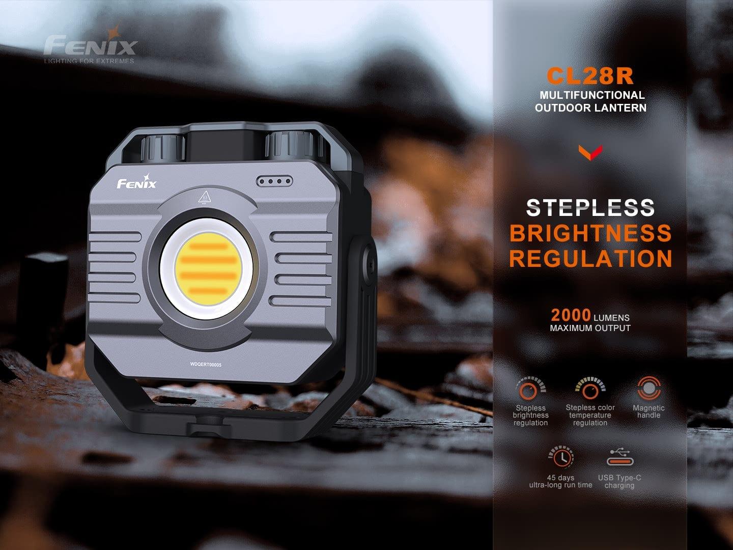 Fenix CL28R - Lanterne multifonctions Revendeur Officiel Lampes FENIX depuis 2008 | Votre Boutique en ligne FENIX®
