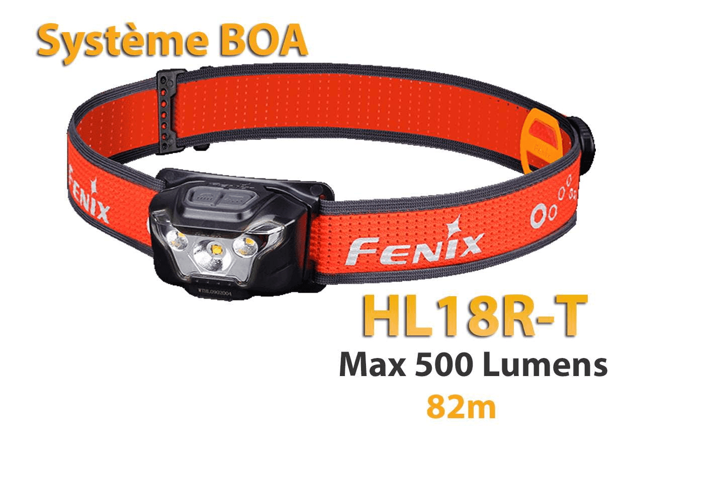 Fenix HL18R-T - frontale pour le trail running - 500 lumens