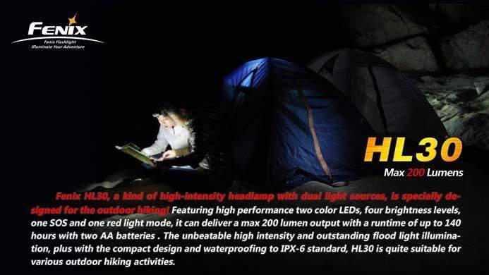 Fenix HL30 Site Officiel FENIX® - Votre boutique en ligne Fenix®