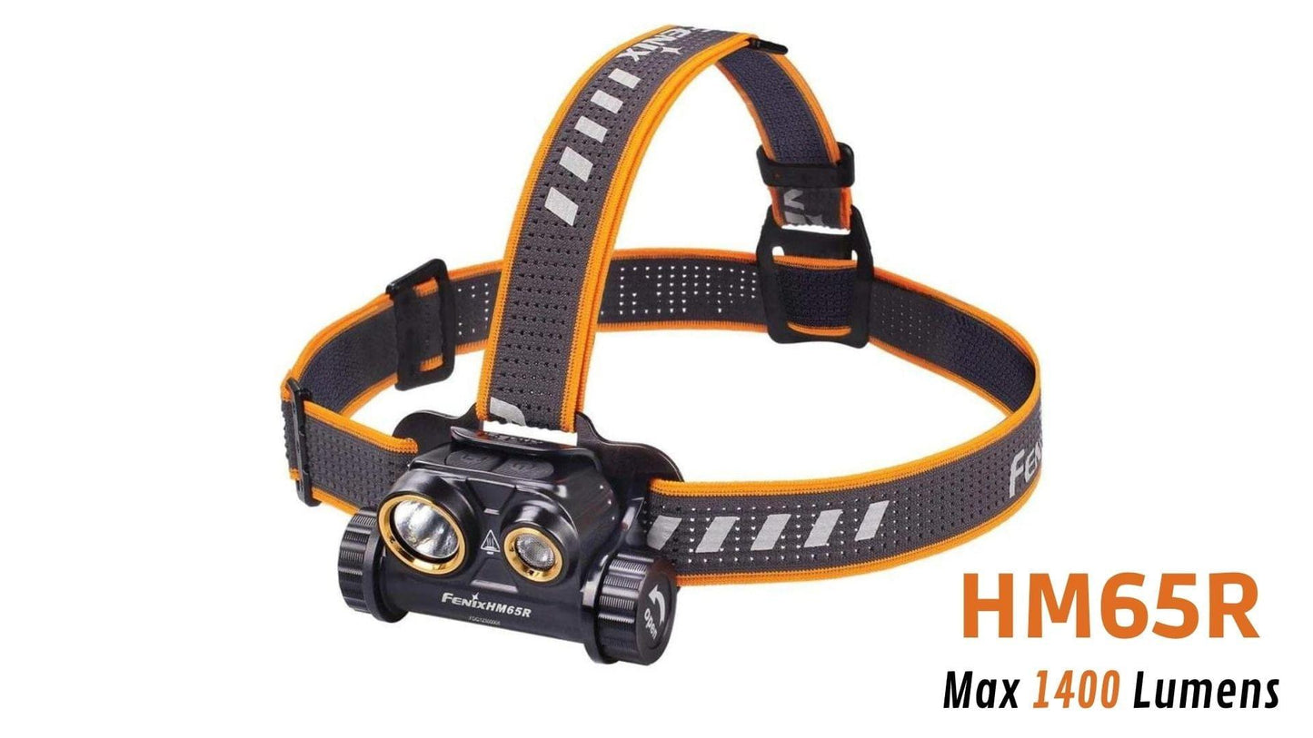 Fenix HM65R - double faisceau - 1400 lumens - rechargeable USB Site Officiel FENIX® - Votre boutique en ligne Fenix®