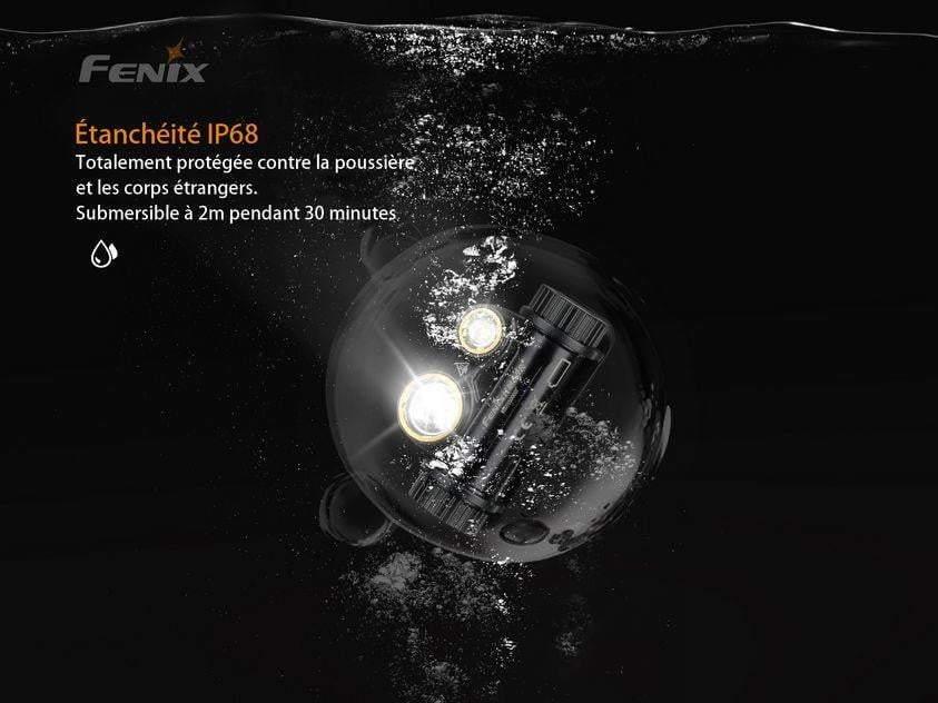 Fenix HM65R Frontale - double faisceau - 1400 lumens - rechargeable Site Officiel FENIX® - Votre boutique en ligne Fenix®