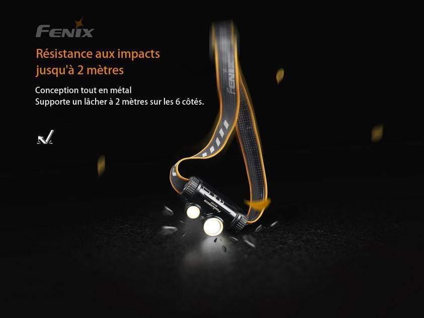 Fenix HM65R Frontale - double faisceau - 1400 lumens - rechargeable Site Officiel FENIX® - Votre boutique en ligne Fenix®