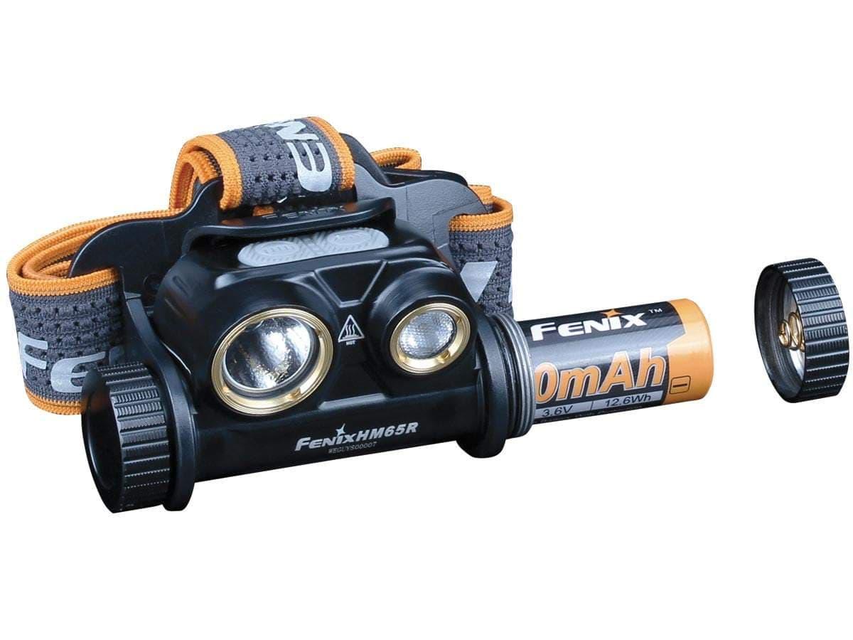 Fenix HM65R Frontale - double faisceau - 1400 lumens - rechargeable Site Officiel FENIX® - Votre boutique en ligne Fenix®