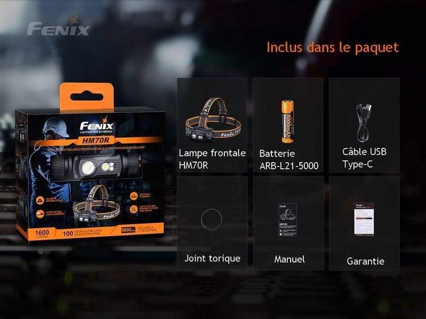 Fenix HM70R - Triple source d'éclairages - 1600 lumens Site Officiel FENIX® - Votre boutique en ligne Fenix®