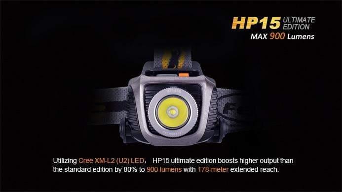 Fenix HP15 Ultimate édition - 900 Lumens Site Officiel FENIX® - Votre boutique en ligne Fenix®