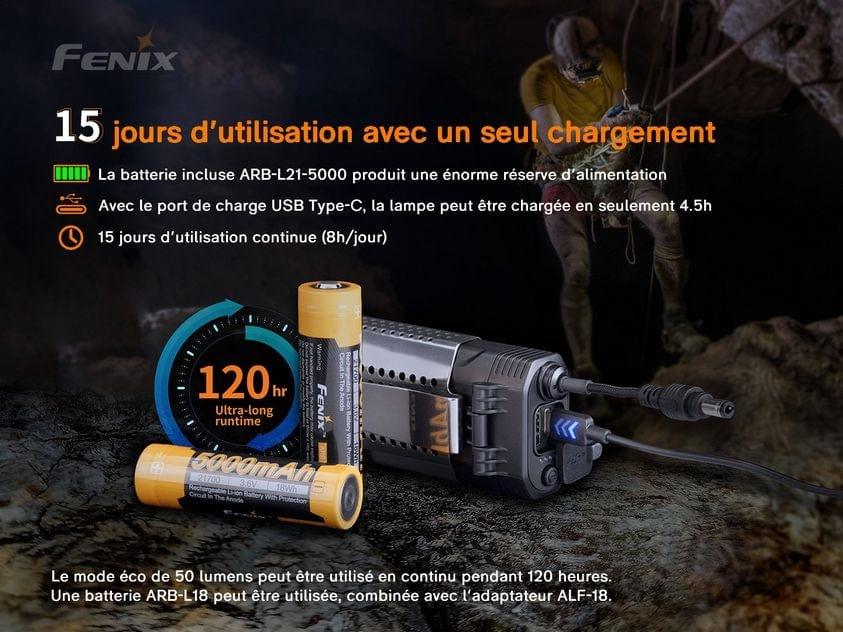 Fenix HP30R V2.0 - Frontale double faisceau - 3000 lumens Pack complet Revendeur Officiel Lampes FENIX depuis 2008 | Votre Boutique en ligne FENIX®