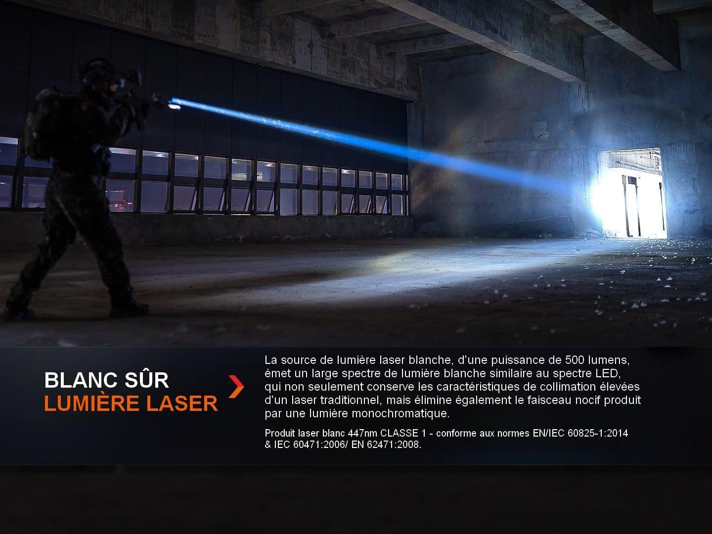 Fenix HT30R - Lampe de poche laser blanche haute performance - Max 500 lumens Revendeur Officiel Lampes FENIX depuis 2008 | Votre Boutique en ligne FENIX®