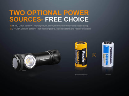 Fenix LD15R Lampe de poche LED Rechargeable à angle droit Site Officiel FENIX® - Votre boutique en ligne Fenix®