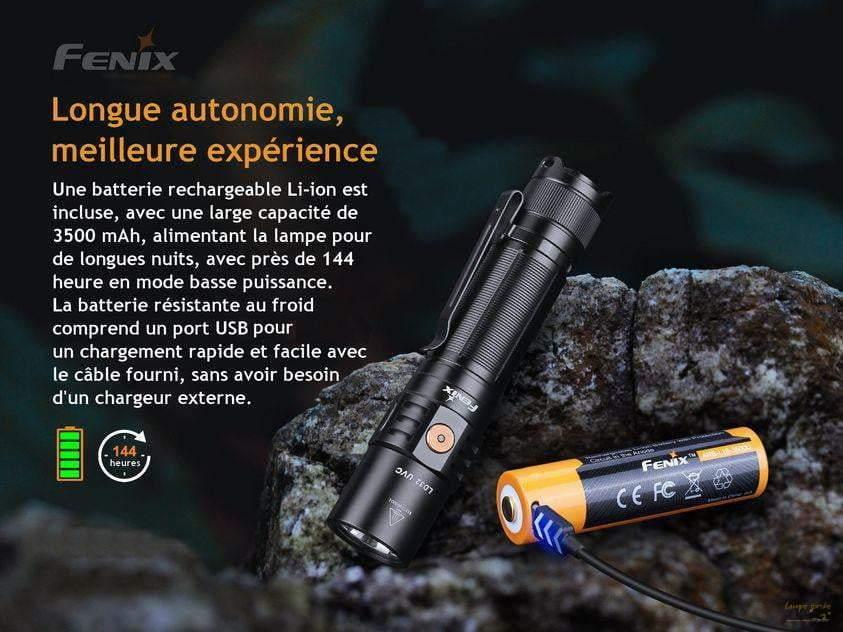 Fenix LD32 UVC - 1200 Lumens - UVC désinfection Virus et Bactéries - pack complet Site Officiel FENIX® - Votre boutique en ligne Fenix®