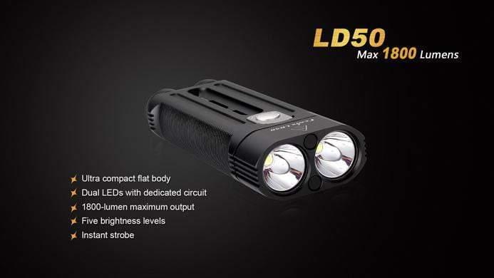 Fenix LD50 - 1800 Lumens Site Officiel FENIX® - Votre boutique en ligne Fenix®