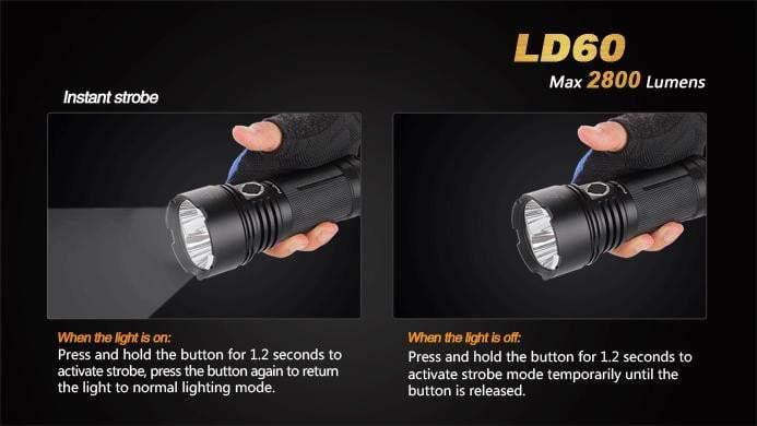 Fenix LD60 - 2800 Lumens Site Officiel FENIX® - Votre boutique en ligne Fenix®