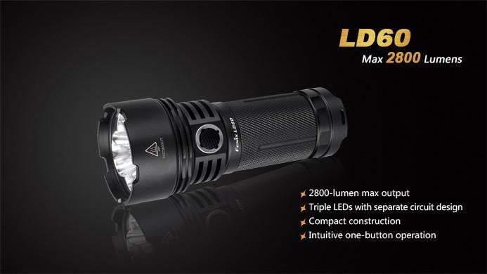 Fenix LD60 - 2800 Lumens Site Officiel FENIX® - Votre boutique en ligne Fenix®