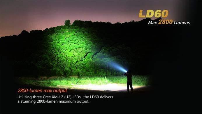 Fenix LD60 - 2800 Lumens Site Officiel FENIX® - Votre boutique en ligne Fenix®