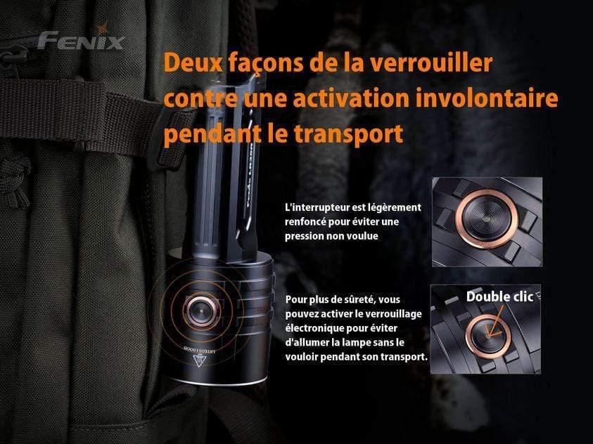 Fenix LR35R rechargeable - 10 000 lumens - pack complet Site Officiel FENIX® - Votre boutique en ligne Fenix®