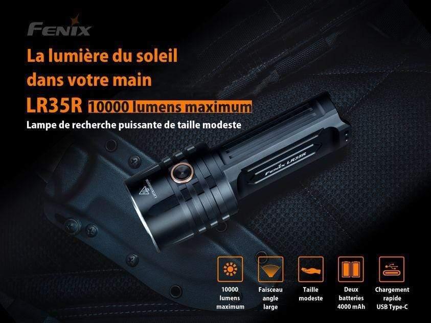 Fenix LR35R rechargeable - 10 000 lumens - pack complet Site Officiel FENIX® - Votre boutique en ligne Fenix®