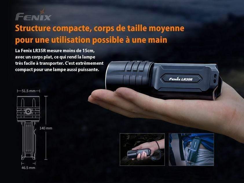 Fenix LR35R rechargeable - 10 000 lumens - pack complet Site Officiel FENIX® - Votre boutique en ligne Fenix®