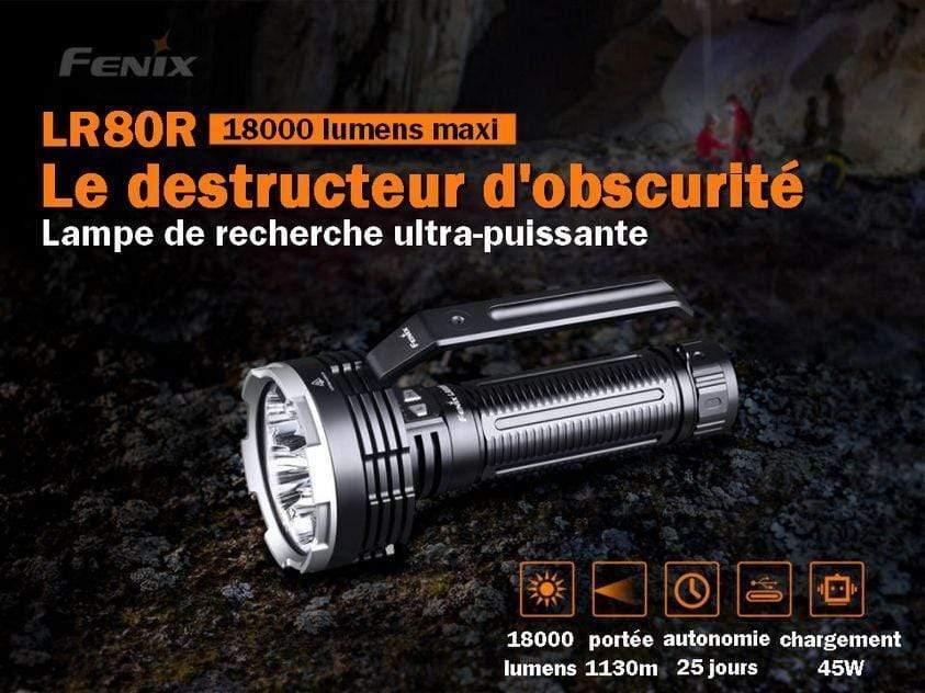 Fenix LR80R - 18 000 Lumens - lampe de recherche Site Officiel FENIX® - Votre boutique en ligne Fenix®