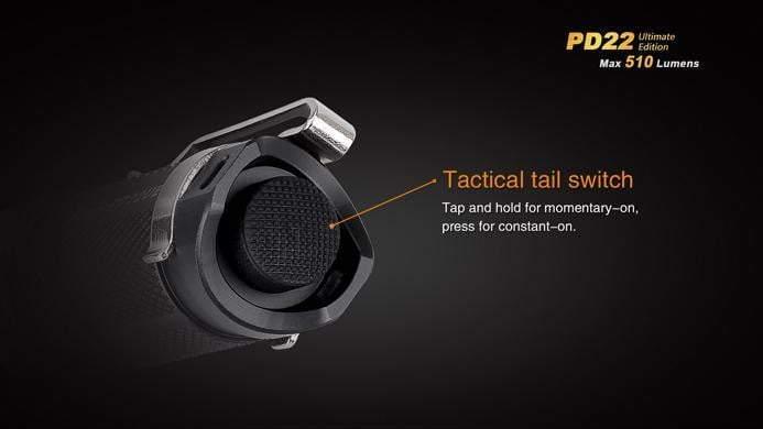 Fenix PD22UE Ultimate édition - 510 Lumens Site Officiel FENIX® - Votre boutique en ligne Fenix®