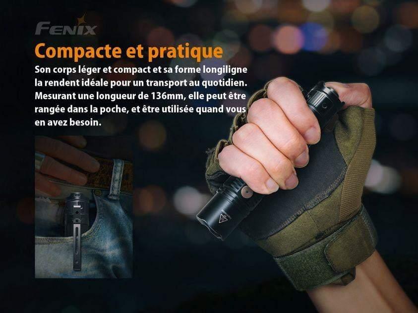 Fenix PD36R - 1600 lumens et 283 mètres de portée - autonomie 5000mAh avec batterie rechargeable USB incluse Site Officiel FENIX® - Votre boutique en ligne Fenix®