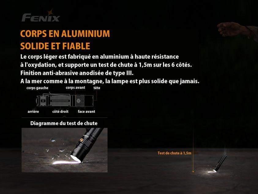 Fenix PD36R - 1600 lumens et 283 mètres de portée - autonomie 5000mAh avec batterie rechargeable USB incluse Site Officiel FENIX® - Votre boutique en ligne Fenix®