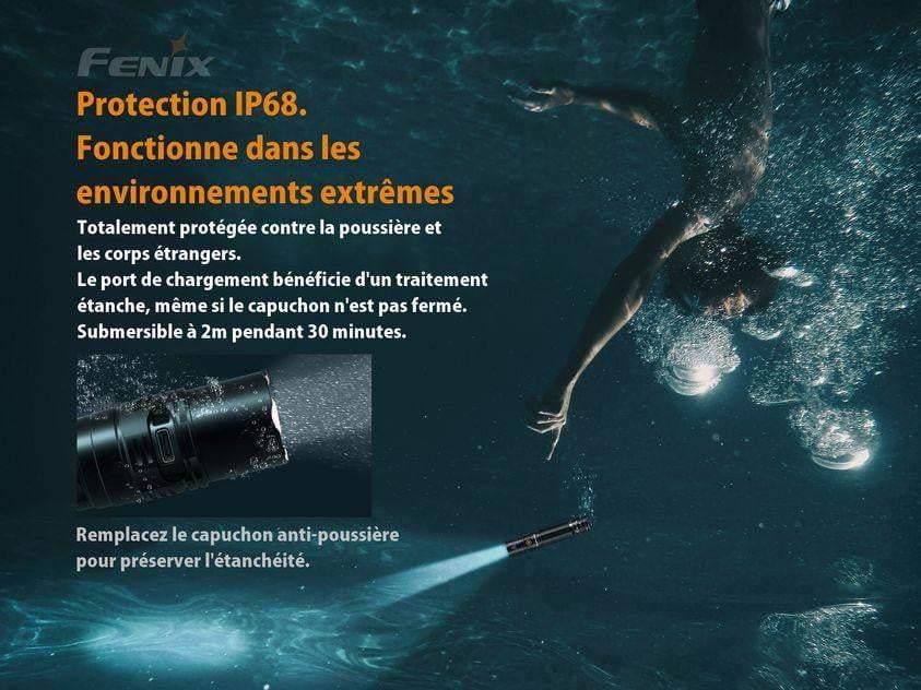 Fenix PD36R - 1600 lumens et 283 mètres de portée - autonomie 5000mAh avec batterie rechargeable USB incluse Site Officiel FENIX® - Votre boutique en ligne Fenix®