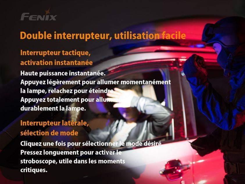 Fenix PD36R - 1600 lumens et 283 mètres de portée - autonomie 5000mAh avec batterie rechargeable USB incluse Site Officiel FENIX® - Votre boutique en ligne Fenix®