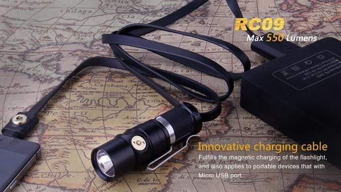 Fenix RC09 - 550 Lumens Rechargeable Site Officiel FENIX® - Votre boutique en ligne Fenix®