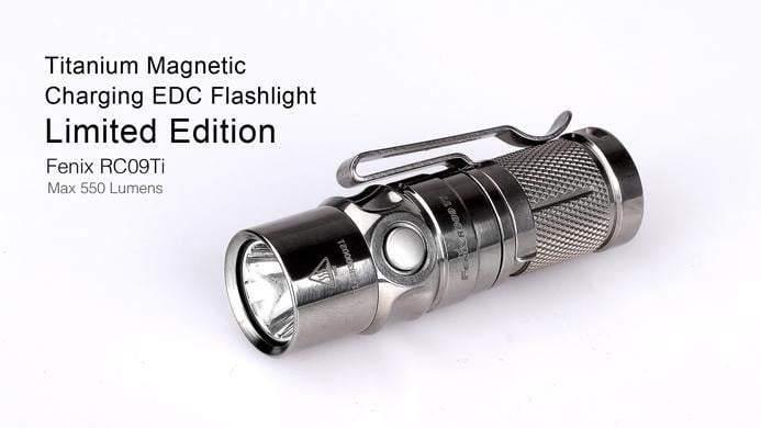 Fenix RC09 TI - édition limitée - 550 Lumens Site Officiel FENIX® - Votre boutique en ligne Fenix®