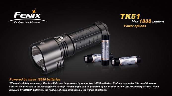 Fenix TK51 - 1800 LUMENS Site Officiel FENIX® - Votre boutique en ligne Fenix®