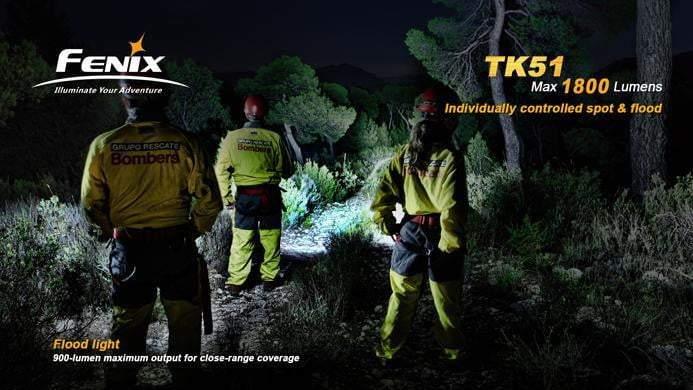 Fenix TK51 - 1800 LUMENS Site Officiel FENIX® - Votre boutique en ligne Fenix®
