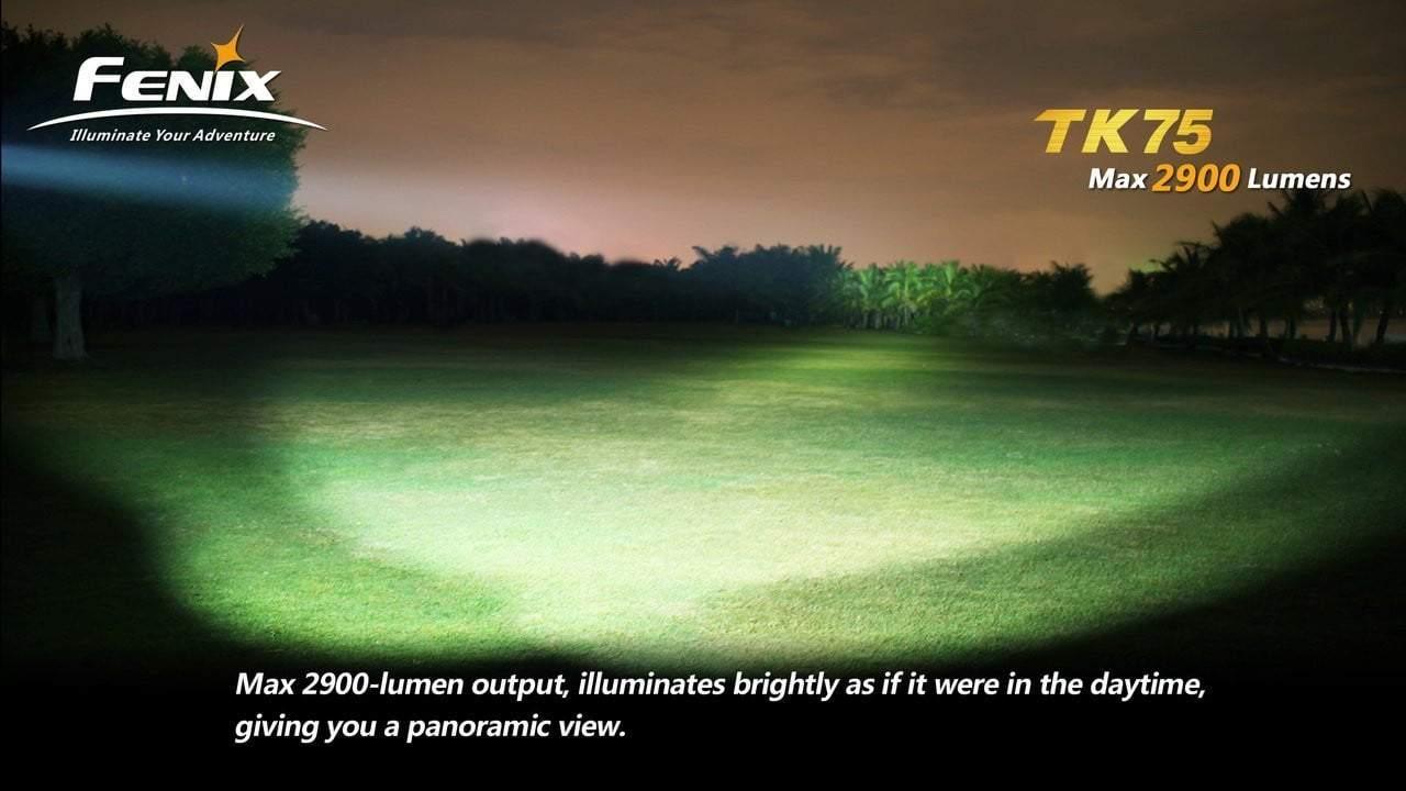 Fenix TK75 U2 - 2900 Lumens nouvelle génération Site Officiel FENIX® - Votre boutique en ligne Fenix®