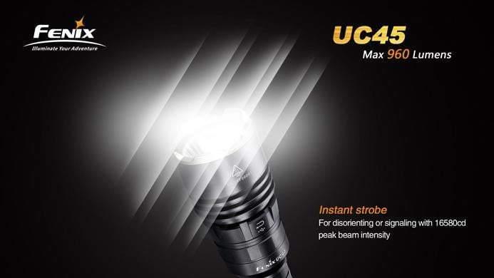 Fenix UC45 - 960Lumens - USB rechargeable Site Officiel FENIX® - Votre boutique en ligne Fenix®