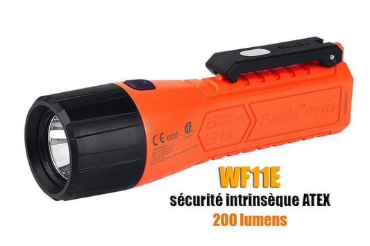 Fenix WF11E - Lampe torche à sécurité intrinsèque ATEX - 200 lumens Site Officiel FENIX® - Votre boutique en ligne Fenix®