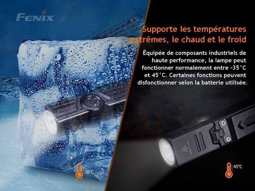 Fenix WT25R lampe professionnelle rechargeable à tête pivotante - 1000 lumens Site Officiel FENIX® - Votre boutique en ligne Fenix®