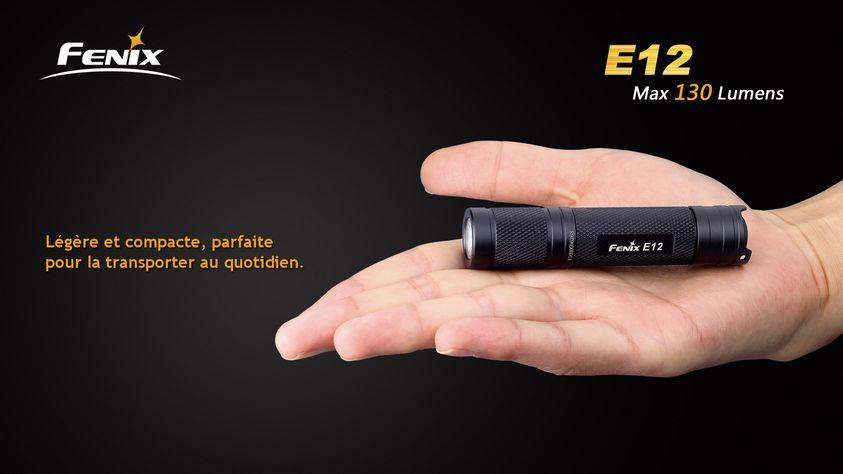 Fenix E12 une petite lampe très puissante à pile AA. - [shop_name]