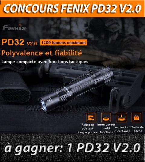 🎁Concours🎁 Gagnez une PD32 V2.0 - Revendeur Officiel Lampes FENIX depuis 2008 | Votre Boutique en ligne FENIX®