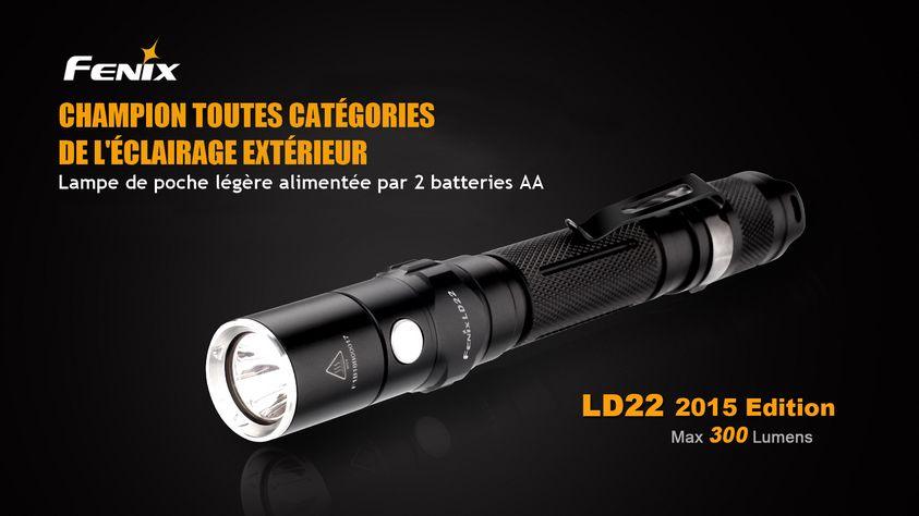 Fenix LD22 Lampe de poche EDC légère alimentée par des piles AA. - [shop_name]