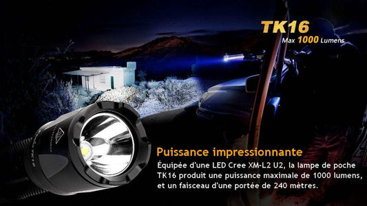 Fenix TK16, la lampe de poche tactique par excellence. - [shop_name]