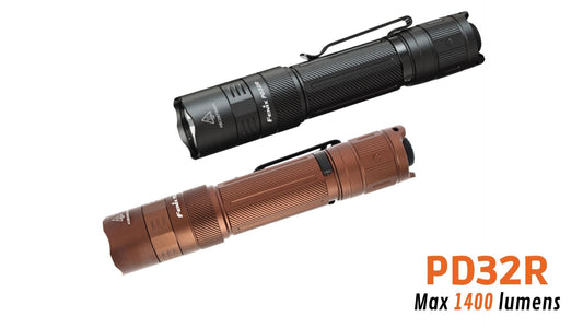 Fenix PD32R - 1400 lumens - Rechargeable USB-C