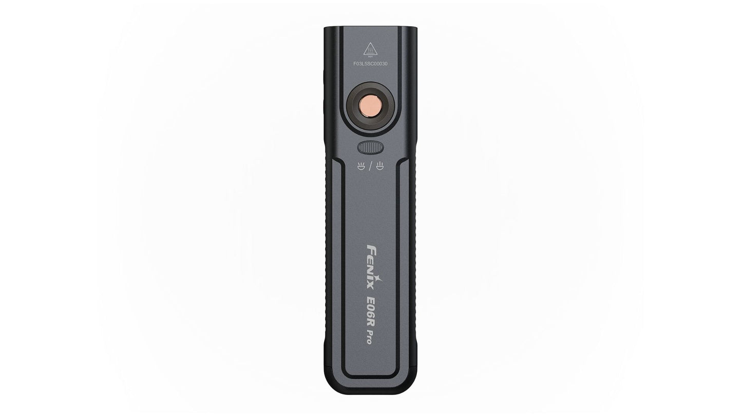 Fenix E06R Pro - Lampe torche à trois sources lumineuses et double interrupteur - 1600 lumens