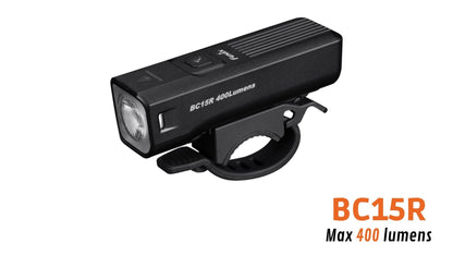 Fenix BC15R - Lampe de vélo - 400 lumens - Rechargeable USB-C - Revendeur Officiel Lampes FENIX depuis 2008 | Votre Boutique en ligne FENIX®