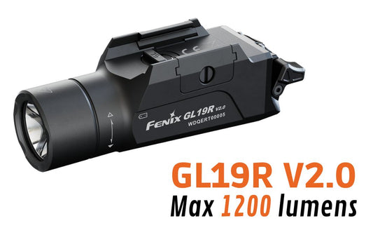 Fenix GL19R V.2 - Lampe de poche de chasse à haute intensité - 1200 lumens - Revendeur Officiel Lampes FENIX depuis 2008 | Votre Boutique en ligne FENIX®