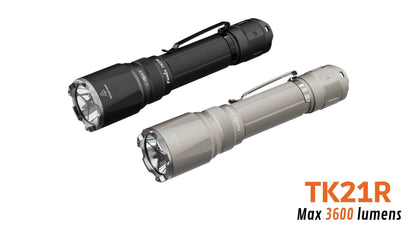 Fenix TK21R Lampe de poche tactique haute performance - 3600 lumens - Rechargeable USB-C