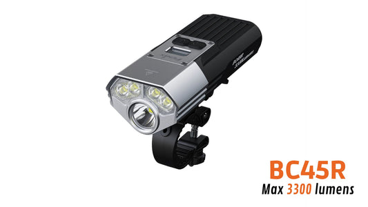 Fenix BC45R - Lampe de vélo haute performance - 3300 lumens