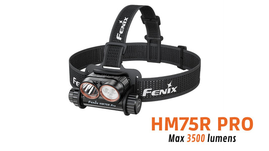 Fenix HM75R PRO - Lampe frontale à led multiples - 3500 lumens