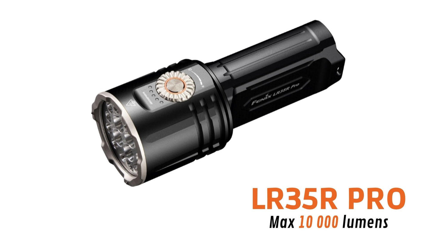 Fenix LR35R Pro - Lampe de recherche super lumineuse - 10000 LUMENS