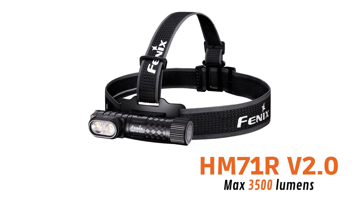 Fenix HM71R V2.0 - Lampe frontale rechargeable - 3500 lumens