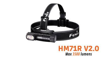 Fenix HM71R V2.0 - Lampe frontale rechargeable - 3500 lumens
